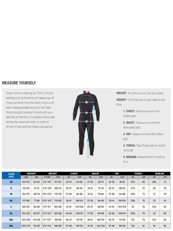 Bare Reactive Black 5mm Wetsuit Mens 2023 4 Bare Reactive Black 5mm Wetsuit Mens 2023 - Image 2