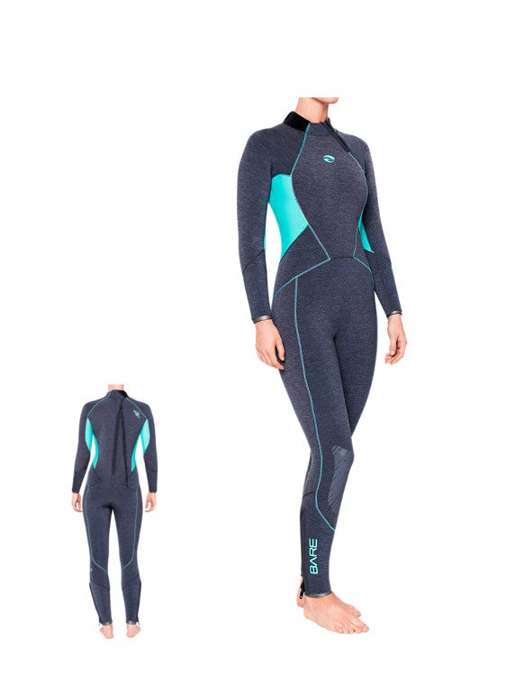 Bare Evoke Aqua 5mm Wetsuit Ladies 3 Bare Evoke Aqua 5mm Wetsuit Ladies