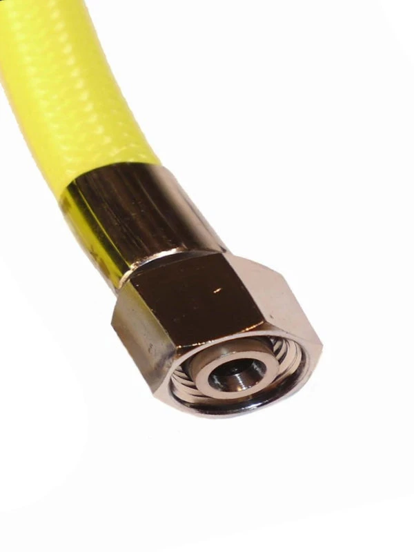 Braided Yellow Regulator Low Pressure (LP) Hose 3 Braided Yellow Regulator Low Pressure (LP) Hose