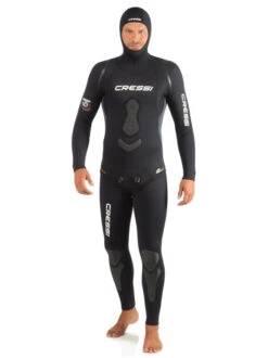 Cressi Apnea 2mm Skin Wetsuit Mens -Mares Diving Shop Cressi Apnea 2mm Wetsuit Front with Hood
