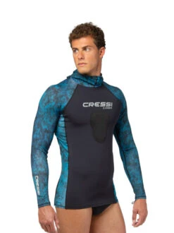 Cressi Cobia 1mm Hooded Long Sleeve Top -Mares Diving Shop Cressi Cobia 1.5mm Hooded Long Sleeve Top Front