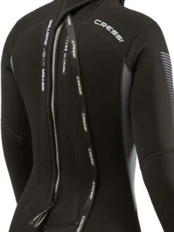 Cressi Fast 7mm Wetsuit Womens 11 Cressi Fast 7mm Wetsuit Womens -Mares Diving Shop Cressi Fast 7mm Wetsuit Womens Back Detail