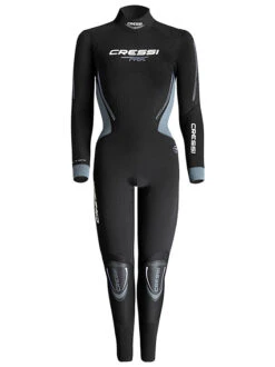 Cressi Fast 7mm Wetsuit Womens 14 Cressi Fast 7mm Wetsuit Womens -Mares Diving Shop Cressi Fast 7mm Wetsuit Womens Full Suit Front