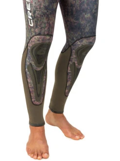 Cressi Seppia 3.5mm Open Cell Wetsuit Mens -Mares Diving Shop Cressi Seppia 3.5mm 2 Piece Open Cell Wetsuit Mens Legs Detail