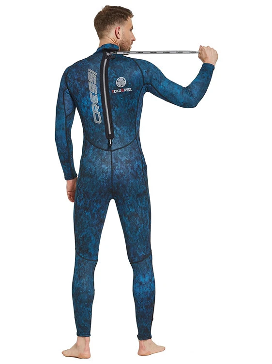 Cressi Tokugawa 3mm 1-Piece Wetsuit Mens 5 Cressi Tokugawa 3mm 1-Piece Wetsuit Mens - Image 3