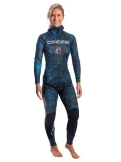 Cressi Tokugawa 3.5mm 2-Piece Open Cell Wetsuit Womens -Mares Diving Shop Cressi Tokugawa Pro 3.5mm 2 Piece Wetsuit Womens Front