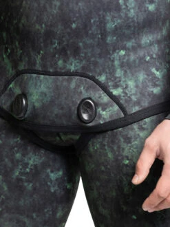 Cressi Tokugawa XTR 3mm 2-Piece Wetsuit Mens -Mares Diving Shop Cressi TokugawaXTR 3mm 2 Piece Freediving Wetsuit Mens Crotch Detail