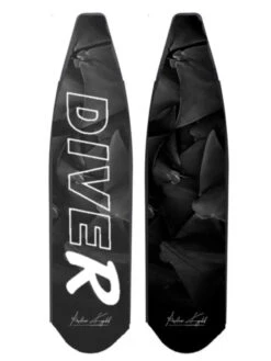 DiveR Freediving Fin Blades - Dark Dancing