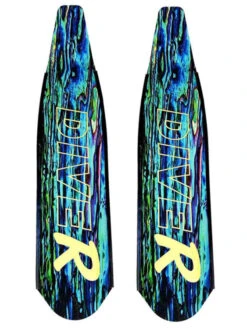 DiveR Freediving Fin Blades - Paua