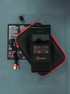 Divesoft Analyser He/O2 Solo -Mares Diving Shop Divesoft Solo Analyser Lifestyle Image Ready
