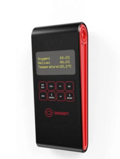Divesoft Analyser He/O2 Solo -Mares Diving Shop Divesoft Solo Analyser Right