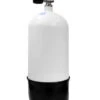Faber 12.2L Compact Steel Tank With Boot & DIN/K Valve -Mares Diving Shop Faber 12.2L Compact Steel Tank