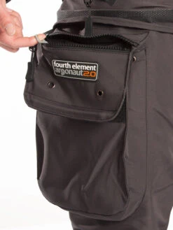 Fourth Element Argonaut 2.0 Stealth Drysuit (Made-to-Measure) -Mares Diving Shop Fourth Element Argonaut 2.0 Stealth Detail Zip Pocket