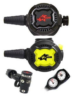 HOG D3 (DIN Or Yoke) / Zenith Black / Zenith Octo & Free Termo Gauge -Mares Diving Shop HOG D3 Zenith Black Set Yoke Twin Gauge 4ce3da42 9404 4bd2 9fbd bff14f18a246