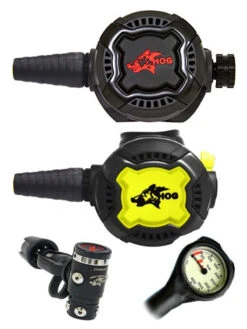 HOG D3 (DIN Or Yoke) / Zenith Black / Zenith Octo & Free Termo Gauge -Mares Diving Shop HOG D3 Zenith Black Set Yoke 8ab19532 2d42 461f b74e e89c763c317f