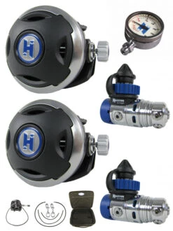 Halcyon Halo Backmount Tech Diver Regulator Set