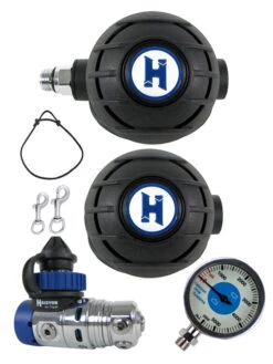 Halcyon Regulator Set: H75P (DIN Only) / Aura / Aura Occy & Free Termo Gauge -Mares Diving Shop Halcyon H75P DIN Aura Aura Master Gauge Clips Necklace 1ebf7931 3bea 44e0 8060 210c81a36db6