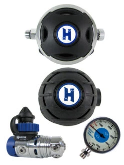 Halcyon Regulator Set: H75P (DIN Only) / Halo / Aura Occy & FREE Termo Gauge -Mares Diving Shop Halcyon H75P DIN Halo Aura Master Gauge c78717af 304c 4b5f a6e4 473f834b18a9