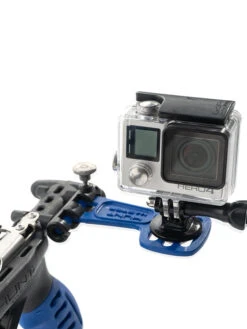 Huntmaster GoPro And Compact Camera Mount -Mares Diving Shop Huntmaster GoPro and Compact Camera Mount Installed