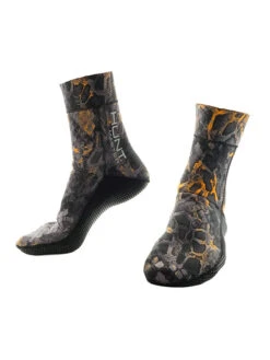 Huntmaster Burnum Neoprene 3.5mm Socks Camo Series -Mares Diving Shop Huntmaster Neoprene 3.5mm Socks Camo Series Blaze