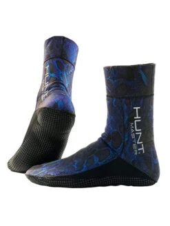 Huntmaster Burnum Neoprene 3.5mm Socks Camo Series -Mares Diving Shop Huntmaster Neoprene 3.5mm Socks Camo Series Blue