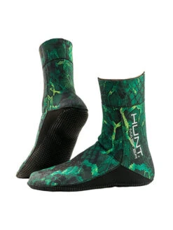 Huntmaster Burnum Neoprene 3.5mm Socks Camo Series -Mares Diving Shop Huntmaster Neoprene 3.5mm Socks Camo Series Green