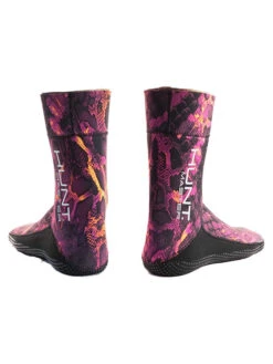 Huntmaster Burnum Neoprene 3.5mm Socks Camo Series -Mares Diving Shop Huntmaster Neoprene 3.5mm Socks Camo Series Pink Back