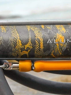 Huntmaster Wigun Aluminium Open Head Speargun Camo Series Blaze Camo -Mares Diving Shop Huntmaster Wigun Alu Open Head Speargun Camo Series Blaze Camo Lifestyle Side
