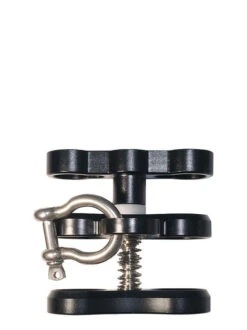 Hyperion 2 Hole Aluminium Ball And Joint Clamp With D-Shackle