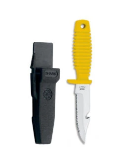Mac Coltellerie Shark 9 Knife -Mares Diving Shop Mac Coltellerie Shark 9 Knife Yellow
