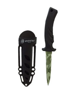 Mac Coltellerie Torpedo 11 Camo Knife -Mares Diving Shop Mac Coltellerie Torpedo 11BE Knife Camo Green