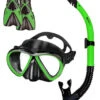 Mares Bonito X-One Travel Set -Mares Diving Shop Mares Bonito X One Travel Set Lime