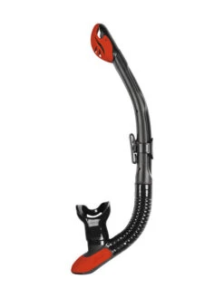 Mares Ergo Dry Snorkel -Mares Diving Shop Mares Ergo Dry Snorkel Black Red