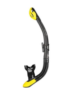 Mares Ergo Dry Snorkel -Mares Diving Shop Mares Ergo Dry Snorkel Black Yellow