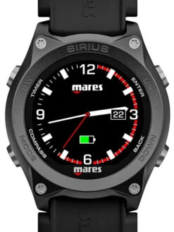 Mares Sirius Dive Computer -Mares Diving Shop Mares Sirius Dive Computer Analog Watch Face