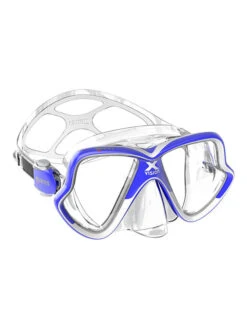 Mares X-Vision Mid Mask 8 Mares X-Vision Mid Mask -Mares Diving Shop Mares X Vision Mid Mask Clear Blue White