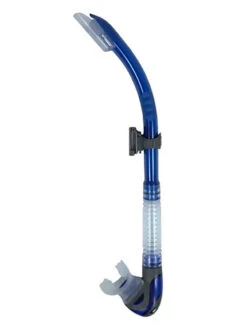 ODG Superflex Semidry Snorkel -Mares Diving Shop ODG Superflex Snorkel Blue Clear