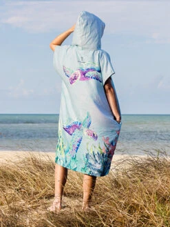 Ocean Armour Turtle Poncho -Mares Diving Shop Ocean Armour Turtle Poncho Standing Back