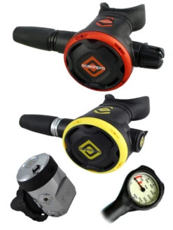 Ocean Pro F300 (DIN Or Yoke) / OP30 Torquay / OP20 & Free Termo Gauge -Mares Diving Shop Ocean Pro F300 OP30 OP20 DIN Single