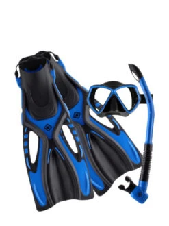 Ocean Pro Ceduna Travel Set -Mares Diving Shop OceanProCedunaTravelSetBlack Blue