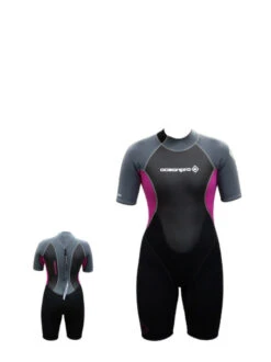 Ocean Pro Iluka 3mm Shortie Wetsuit Ladies