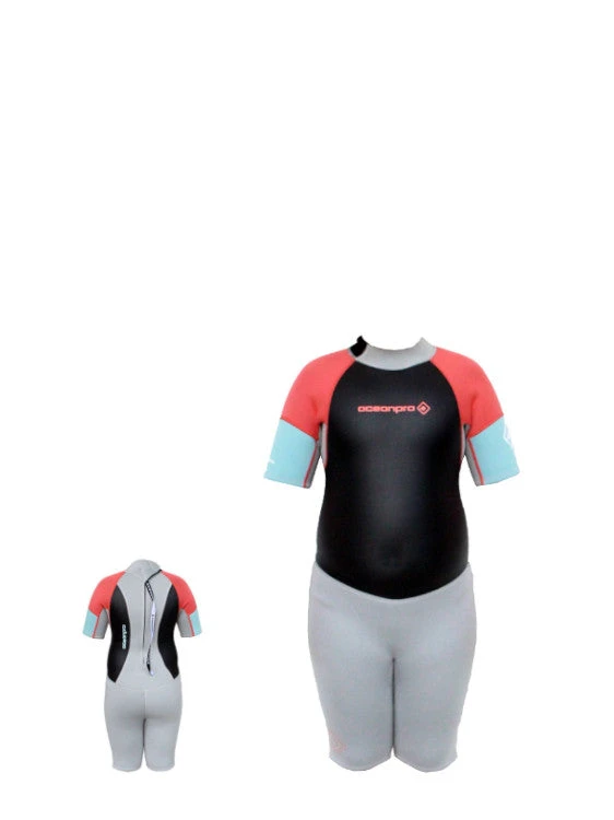 Ocean Pro Nippa 3mm Kids Shortie Wetsuit (Girls) 3 Ocean Pro Nippa 3mm Kids Shortie Wetsuit (Girls)