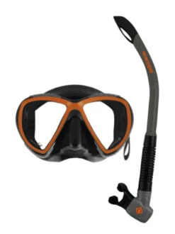 Ocean Pro Yongala Snorkeling Set -Mares Diving Shop OceanProYongalaSnorkelSetBlack Orange