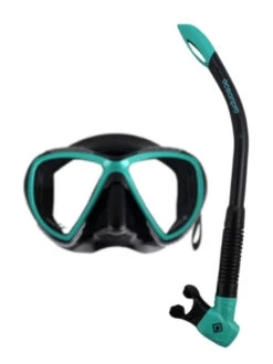 Ocean Pro Yongala Snorkeling Set -Mares Diving Shop OceanProYongalaSnorkelSetBlack Teal