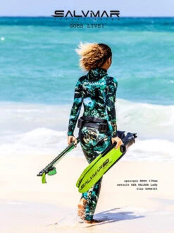 Salvimar Sea Walker Lady 3.5mm Wetsuit 9 Salvimar Sea Walker Lady 3.5mm Wetsuit -Mares Diving Shop Salvimar Seawalker 3.5mm Spearfishing Suit Ladies Lifestyle Back