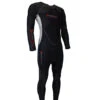 Sharkskin Chillproof 1 Piece Suit - Mens -Mares Diving Shop Sharkskin Chillproof Full Suit Back Zip Mens Black Silver