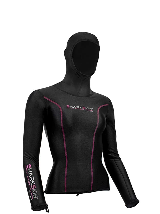 Sharkskin Chillproof Hooded Long Sleeve - Womens 3 Sharkskin Chillproof Hooded Long Sleeve - Womens