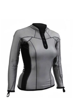 Sharkskin Chillproof Long Sleeve Chest Zip - Womens -Mares Diving Shop Sharkskin Chillproof Long Sleeve Chest Zip Womens Reflective