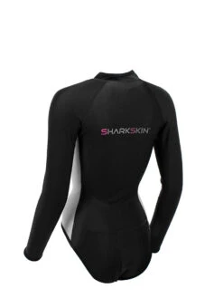 Sharkskin Chillproof Long Sleeve Step In - Womens -Mares Diving Shop Sharkskin Chillproof Long Sleeve Step In Womens Pink Black Back