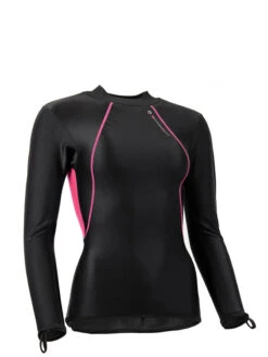 Sharkskin Chillproof Long Sleeve - Womens -Mares Diving Shop Sharkskin Chillproof Long Sleeve Womens Pink Black